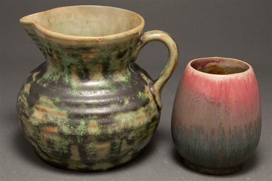 Fulper art pottery pitcher and