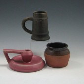 Fulper Candle Holder Mug and J
