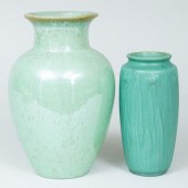 FULPER GREEN GLAZED POTTERY VA