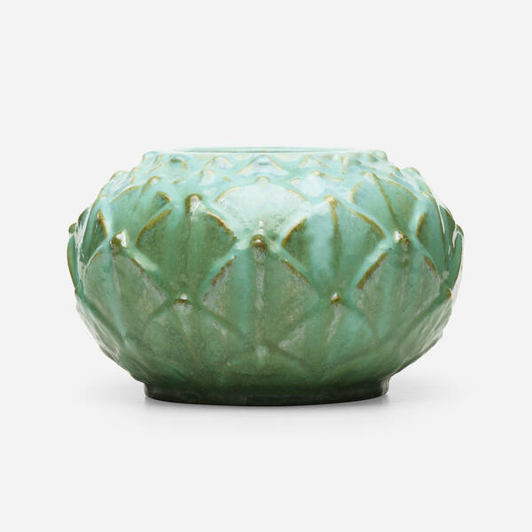 Fulper Pottery. Artichoke vase.