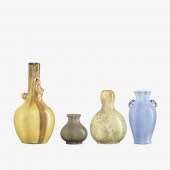 Fulper Pottery. bud vases, set