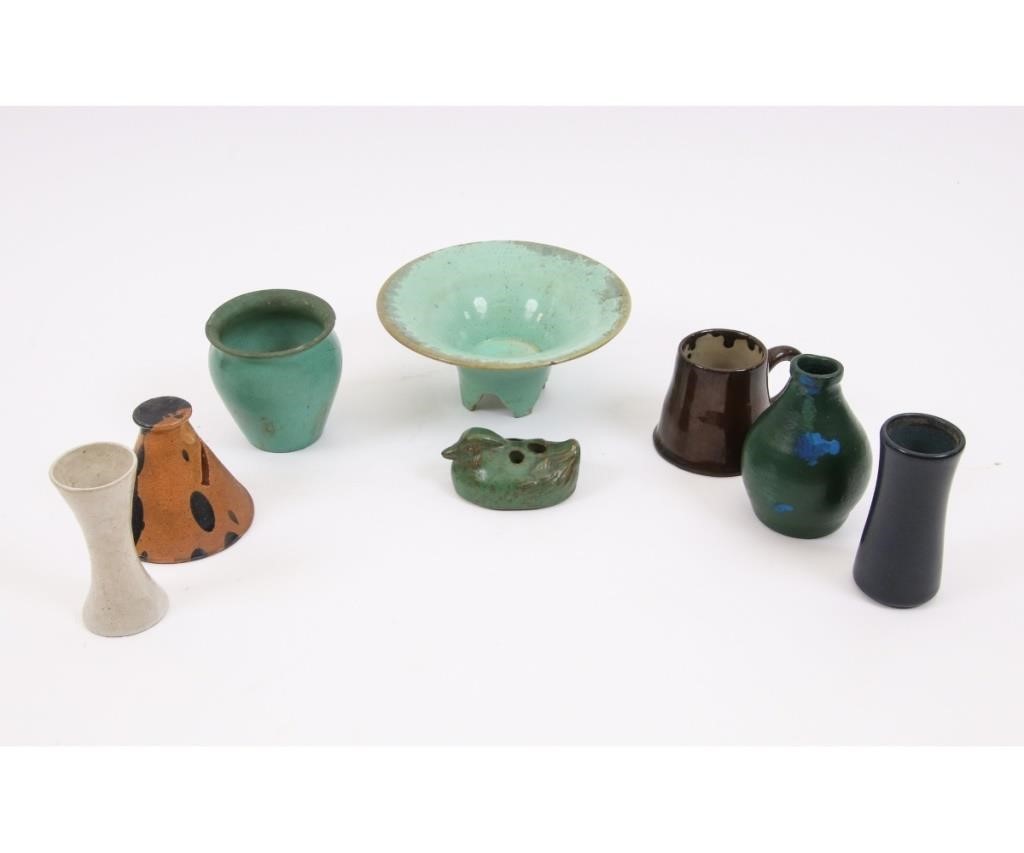 Fulper pottery footed bowl,