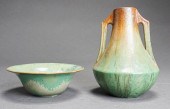 FULPER POTTERY GREEN GLAZED TW