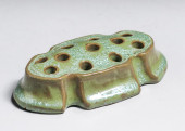 FULPER POTTERY LEOPARDSKIN FLO