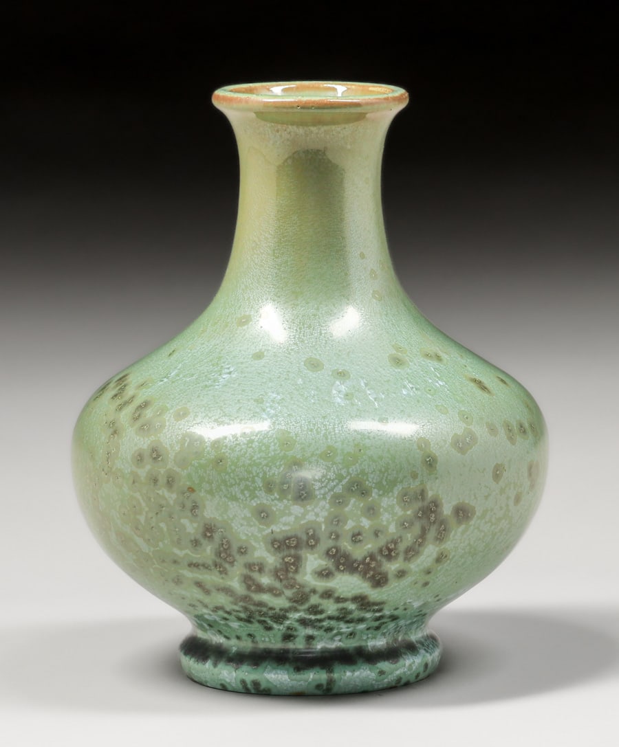 FULPER POTTERY LEOPARDSKIN VASE