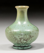FULPER POTTERY LEOPARDSKIN VAS
