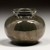 FULPER POTTERY MIRROR BLACK SP