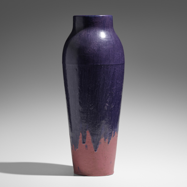 Fulper Pottery. Monumental vase.