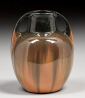 FULPER POTTERY ORANGE & MIRROR