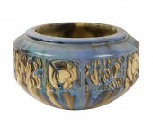 FULPER POTTERY PEACOCK BOWLFul