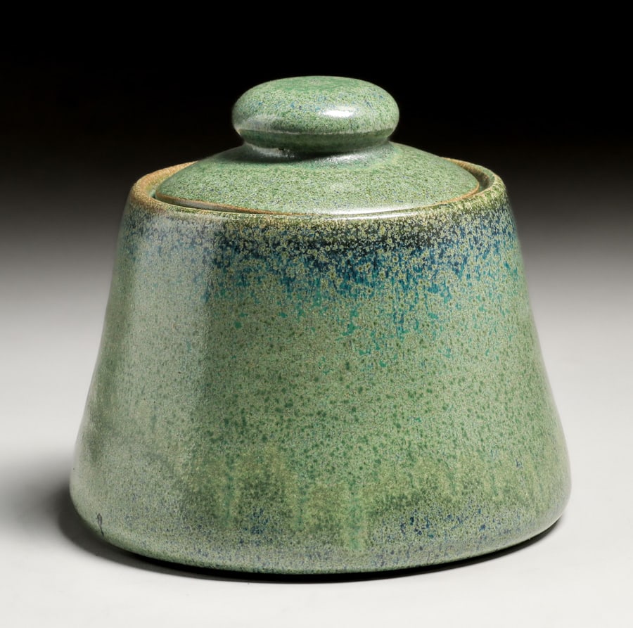 FULPER POTTERY SPECKLED MATTE GREEN