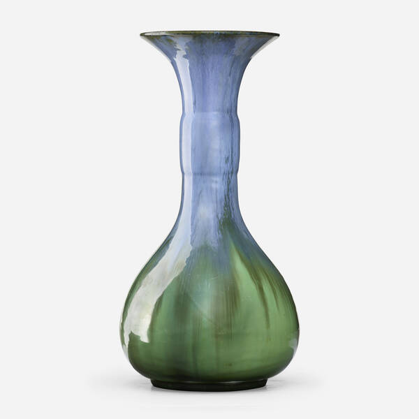 Fulper Pottery. Tall vase. 1916-22,