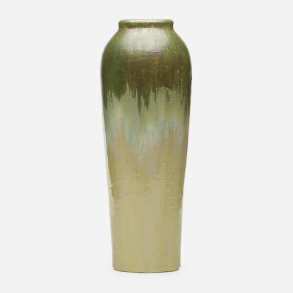 Fulper Pottery. Tall vase. 1917-23,