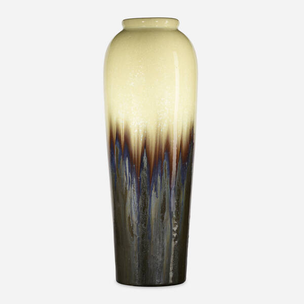 Fulper Pottery. tall vase. 1917-27,