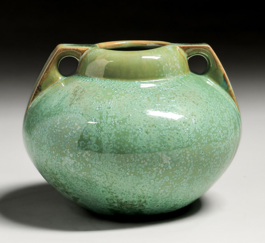 FULPER POTTERY TWO-HANDLED