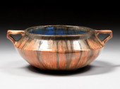 FULPER POTTERY TWO-HANDLED MIR
