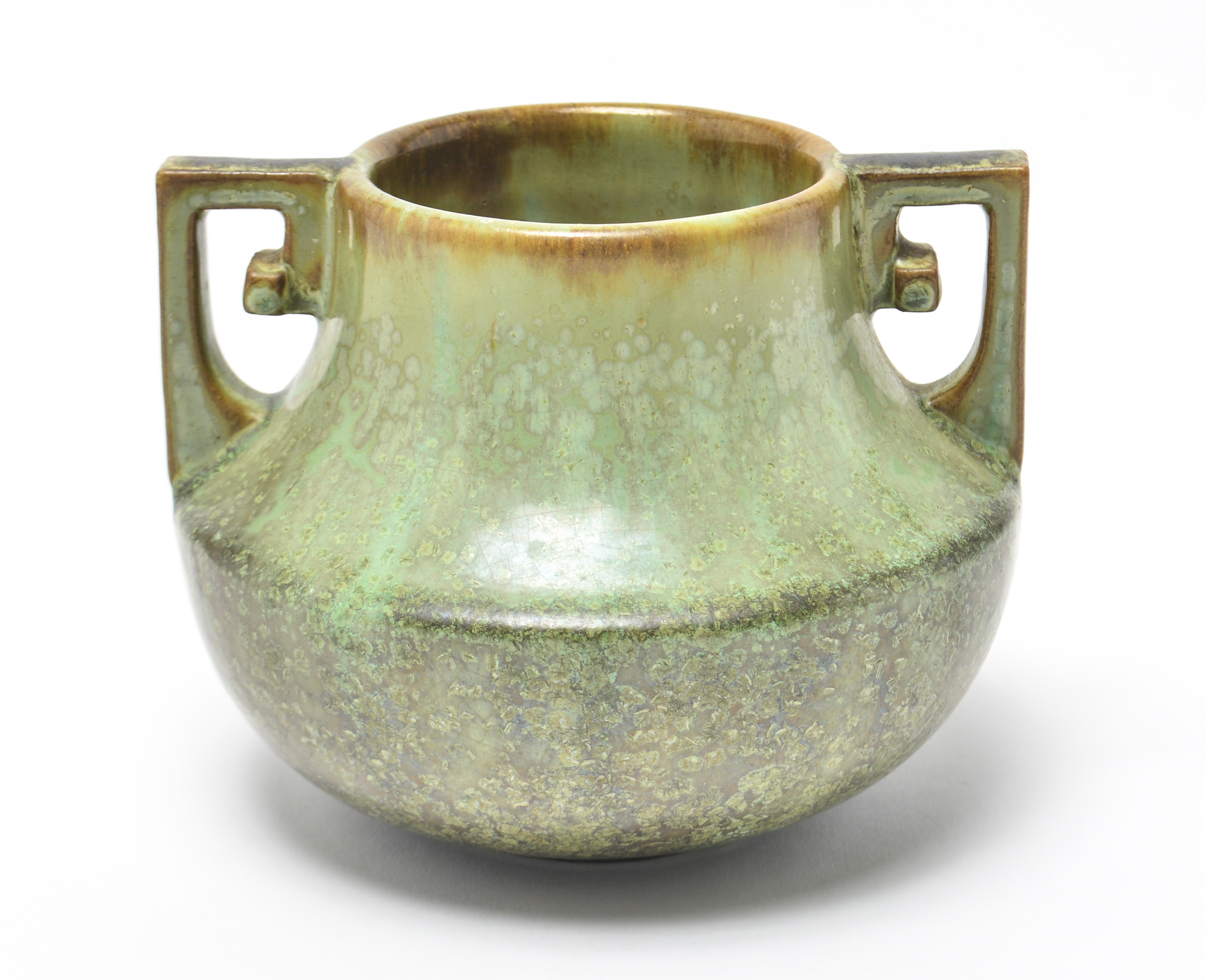 FULPER POTTERY VASE LEOPARD SKIN