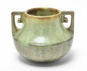 FULPER POTTERY VASE LEOPARD SK
