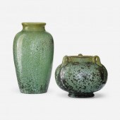 Fulper Pottery. Vases, set of