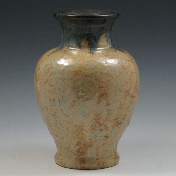 Fulper Vase marked with Fulper blue