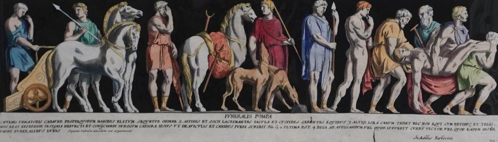 FUNERALIS POMPA, ENGRAVING IN