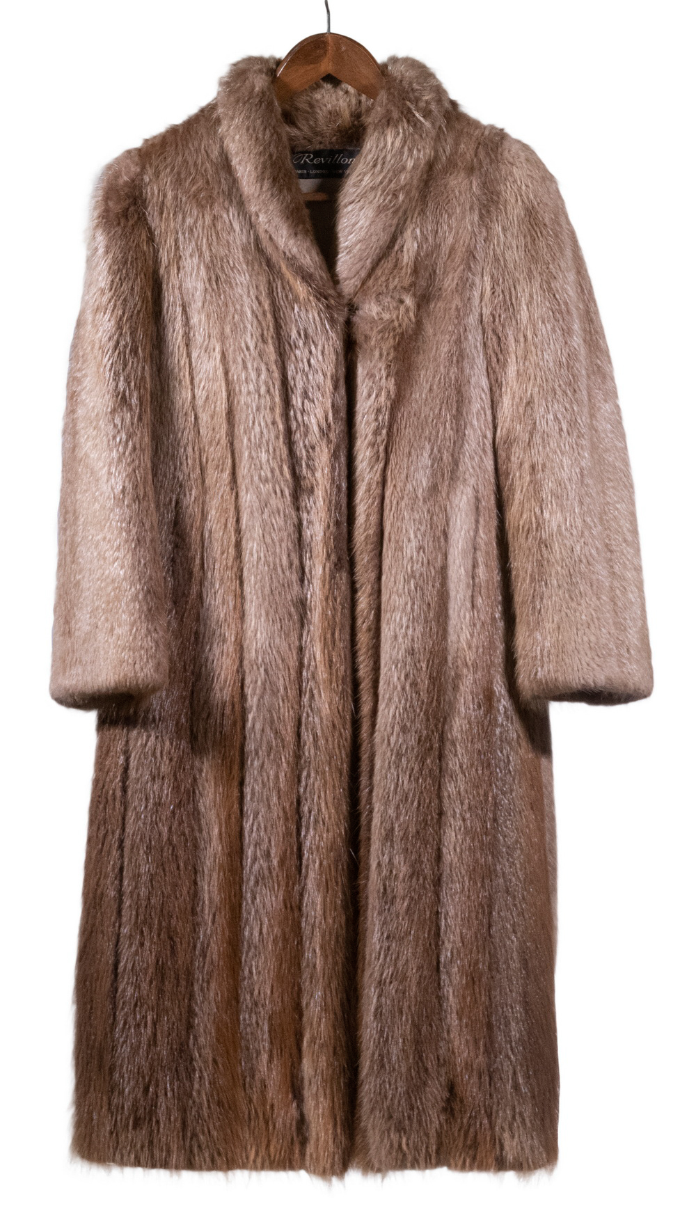FUR COAT Full Length Silver Fox