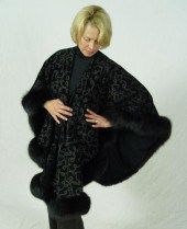 FUR TRIMMED ADRIENNE LANDAU EM