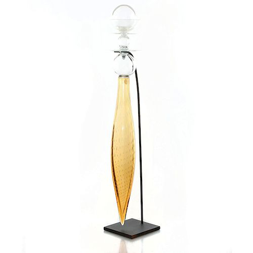 FUSION Z ART GLASS SCULPTURE WITH