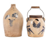 F.W. COWDEN STONEWARE JUG<br>F