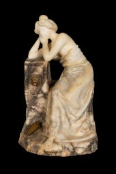 G. BRACONY ALABASTER SCULPTURE