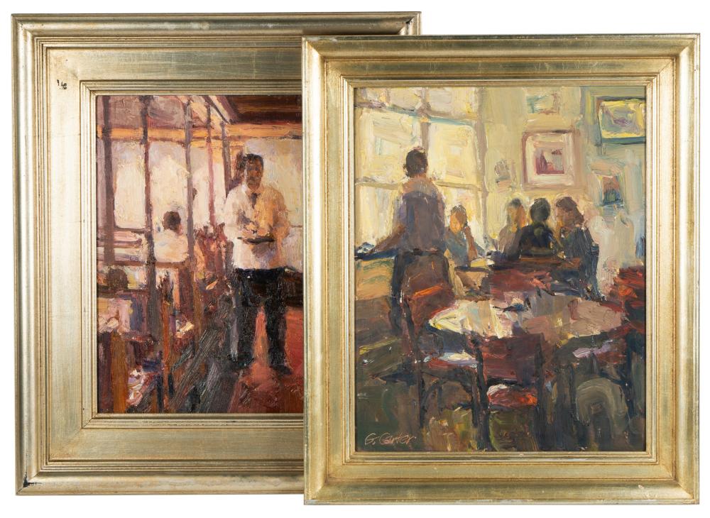 G. CARTER (20TH CENTURY): TWO