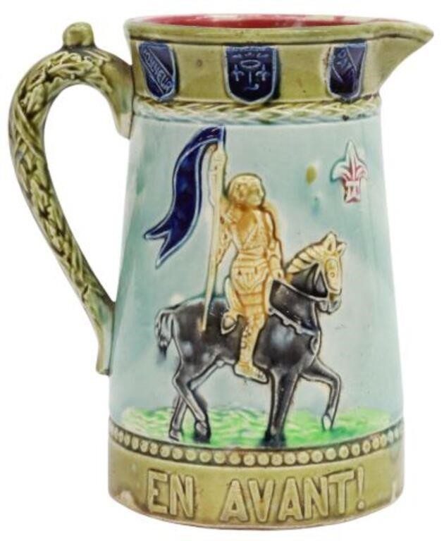 G. DE BRUYN FRENCH MAJOLICA 'JOAN