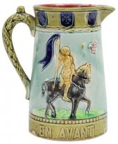 G. DE BRUYN FRENCH MAJOLICA 'J