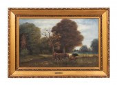 G. DURANT "COWS IN PASTURE" LA