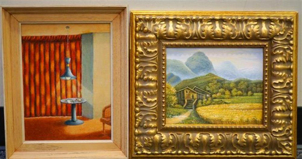 G. FREEMAN, LANDSCAPE, OIL ON