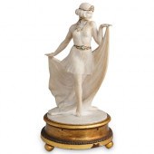 G. GAMBOGI ALABASTER ART DECO