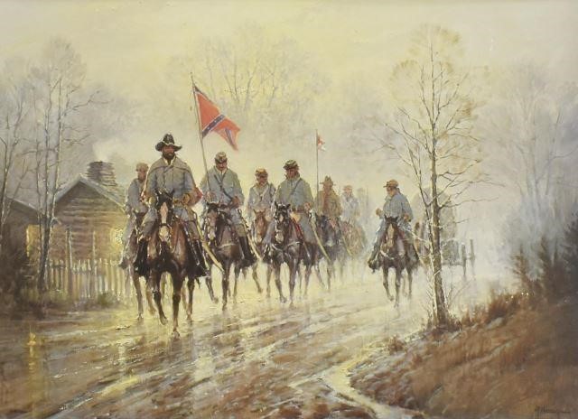 G. HARVEY SIGNED PRINT HORSES FOR