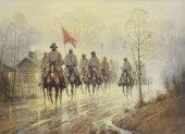 G. HARVEY SIGNED PRINT HORSES