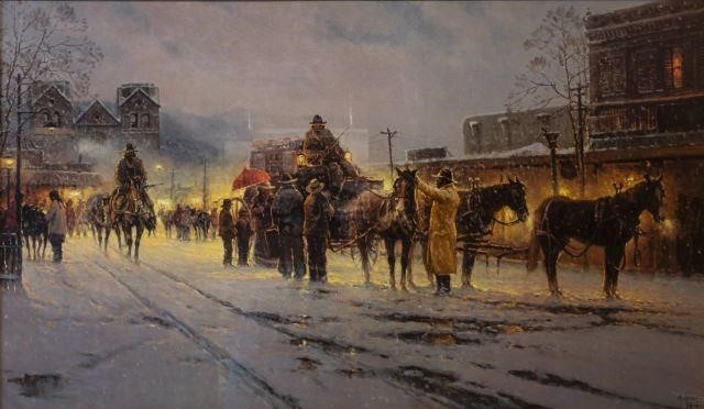 G. HARVEY (TX, D.2017) SIGNED PRINT