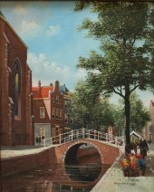 G. J. DISPO, CANAL SCENE, OIL