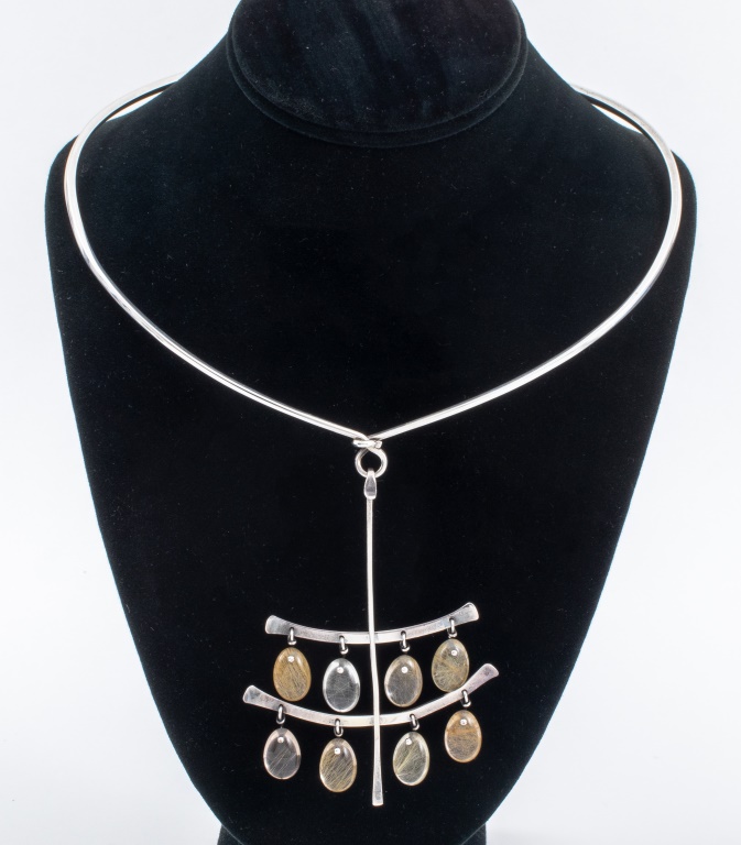 G. JENSEN & V. TORUN SILVER NECK