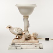 G. MASCAGNI, CARVED ALABASTER