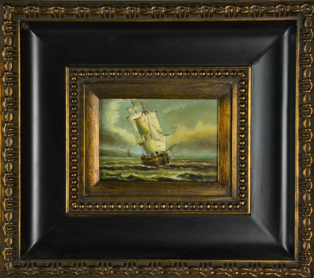 G. Parker Oil Painting on Wood