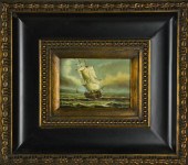 G. Parker Oil Painting on Wood