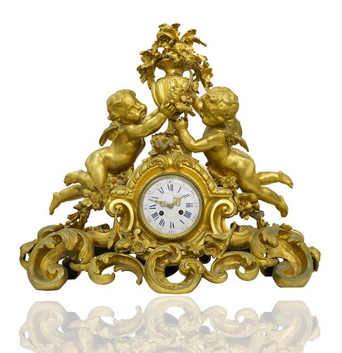 G. PHILLIPPE MANTLE CLOCKornate