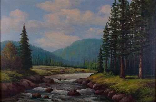 G. REGAN OIL ON CANVAS