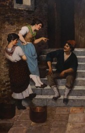 G. ROVELLO, 19TH CENTURY, FIGU
