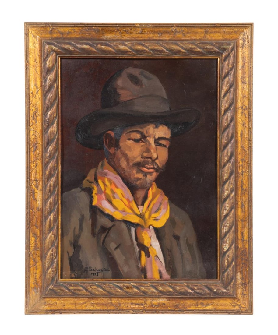 G. SCHUSTER PORTRAIT OF AN ALGERIAN