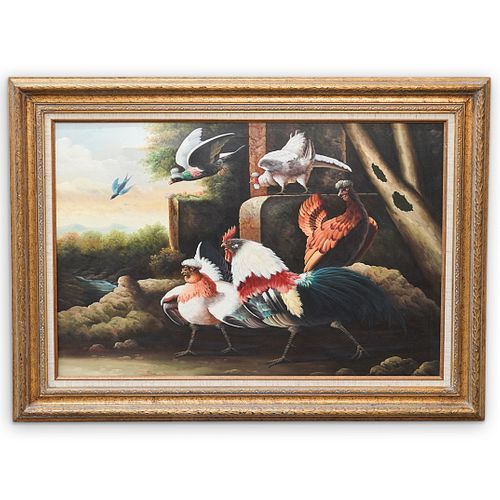 G. SEGAL SIGNED ROOSTER AND BIRD
