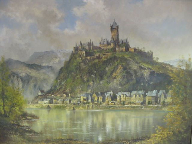 G. Soller Oil ''Cochem Am Mosel''